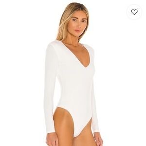 Privacy Please Akron White Bodysuit